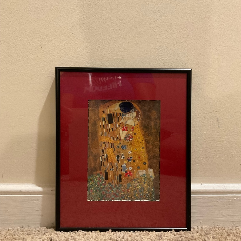 COPY - Gustav Klimt The Kiss Framed Art